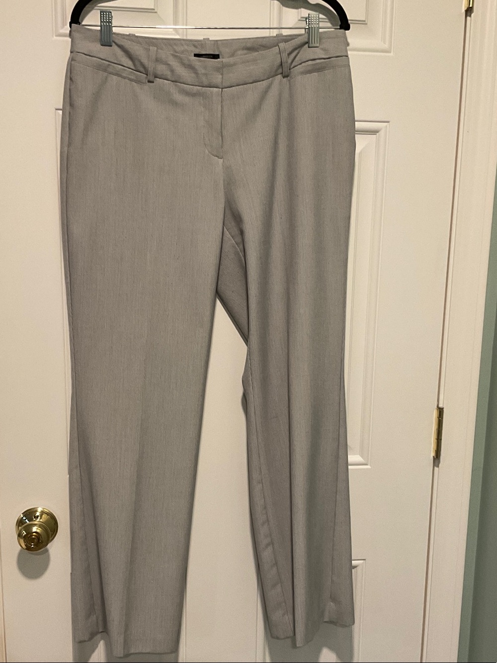 Worthington Light Gray Tailored Dress Trousers